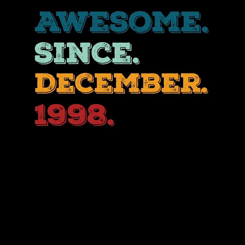 Anniversaire Décembre 1998 Né Année de naissance