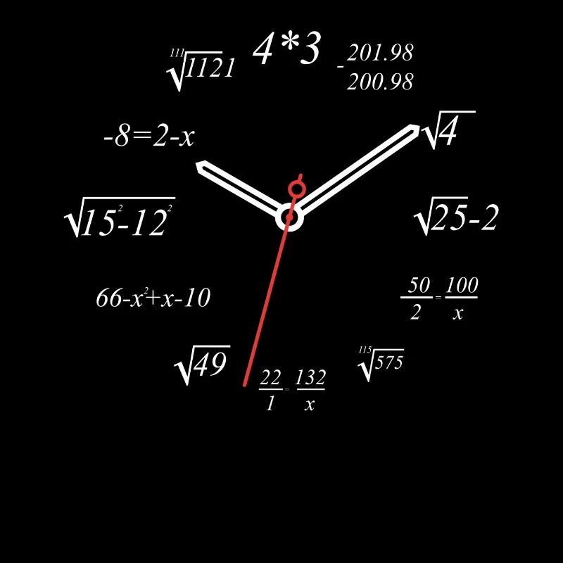 Mathematikuhr Nerdy Math Teacher �ler Mathemati