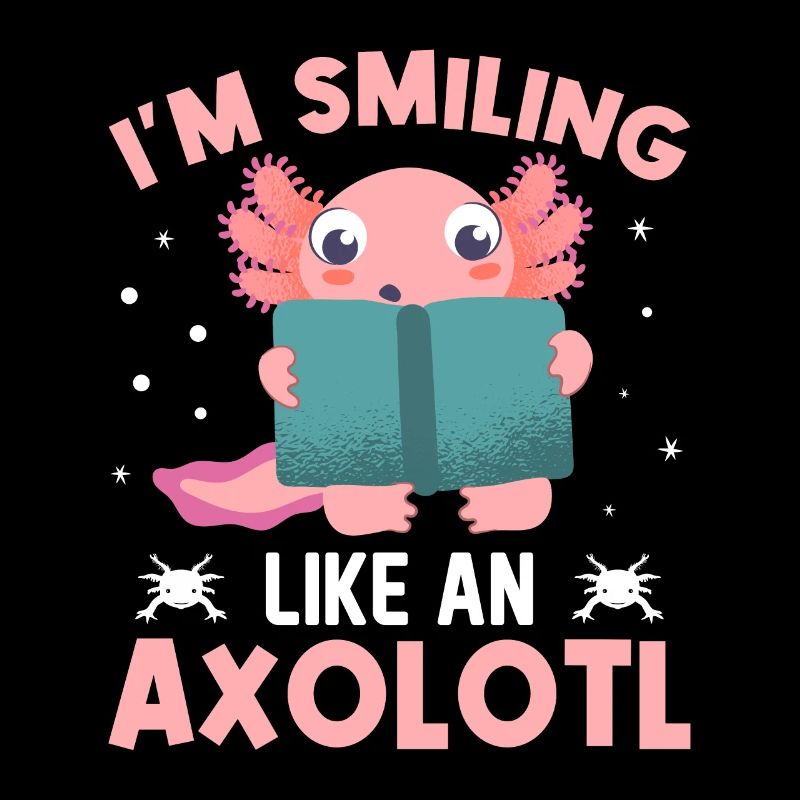 Doux sourire comme un axolotl