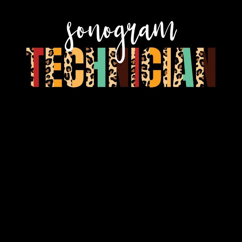 Sonogrammtechniker Cheetah Print Sonographie