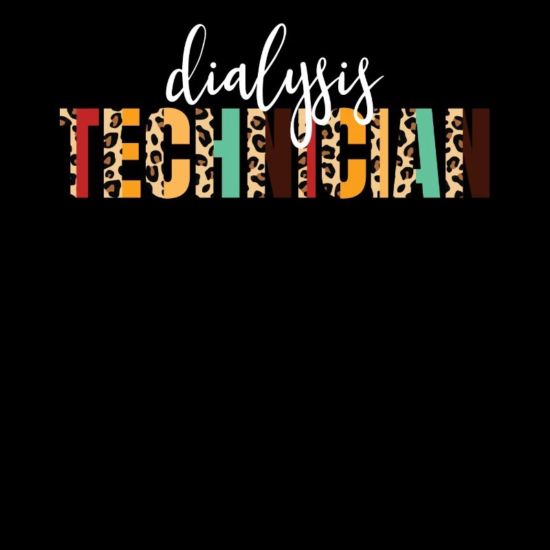 Dialyse -Techniker Cheetah Print H�modialyse
