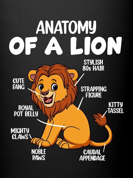 Anatomie d’un lion
