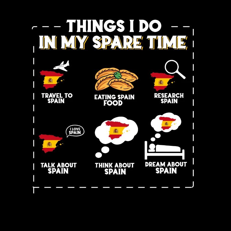 Dinge, die ich in meiner Freizeit mache Spanien