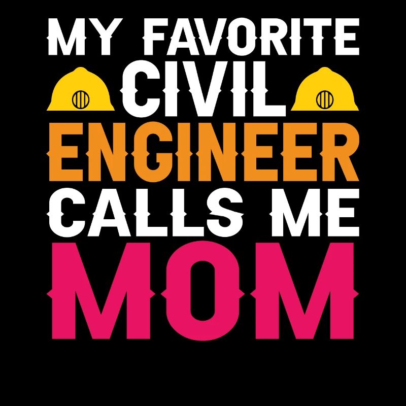 Civil Engineer Bridge Construction Statics Son Mama Engineer