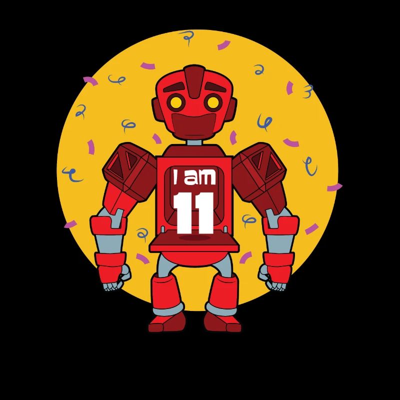 11. Geburtstag Roboter