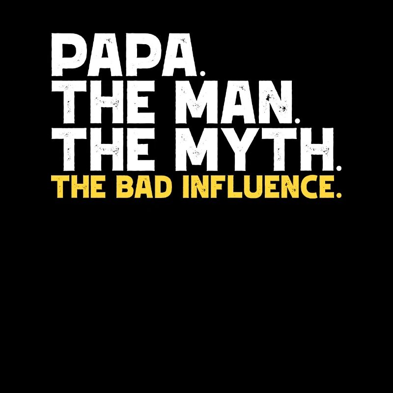 Papa der Mann der Mythos der schlechte Einfluss
