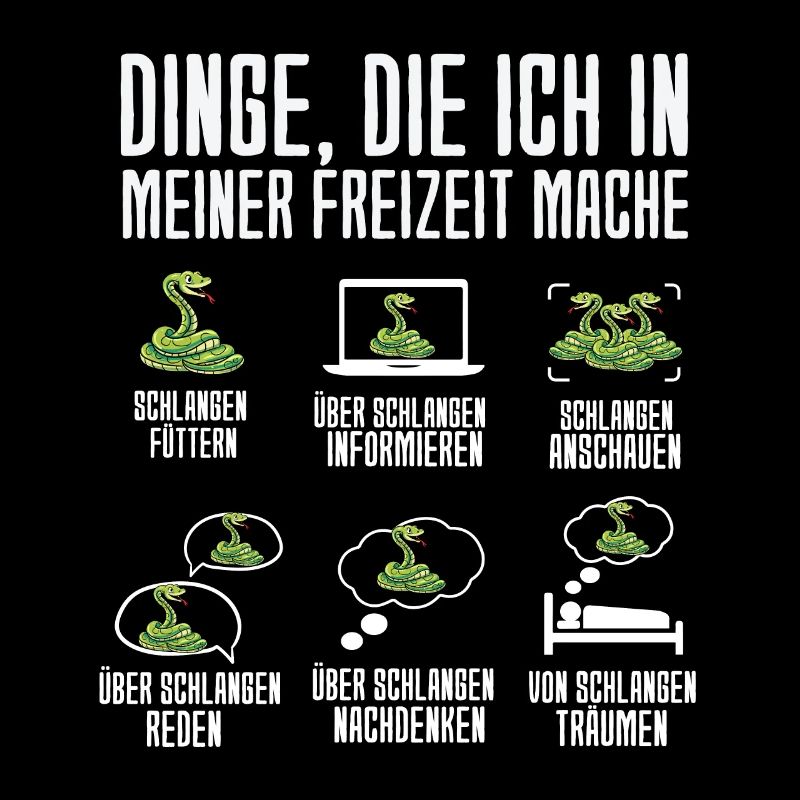 Dinge Die Ich In Meiner Freizeit Mache Schlangen