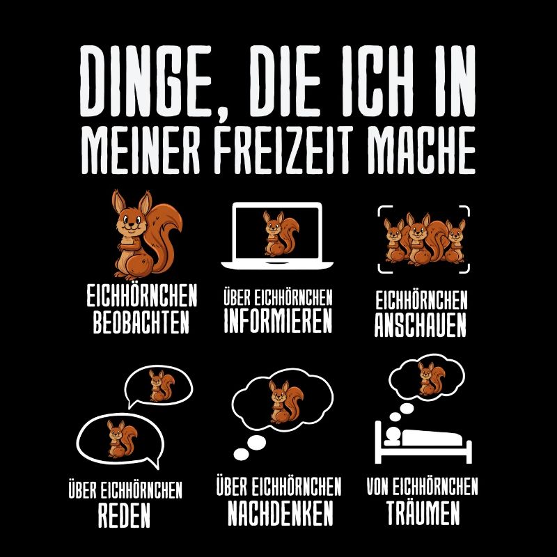 Dinge Die Ich In Meiner Freizeit Mache Eichhörnche