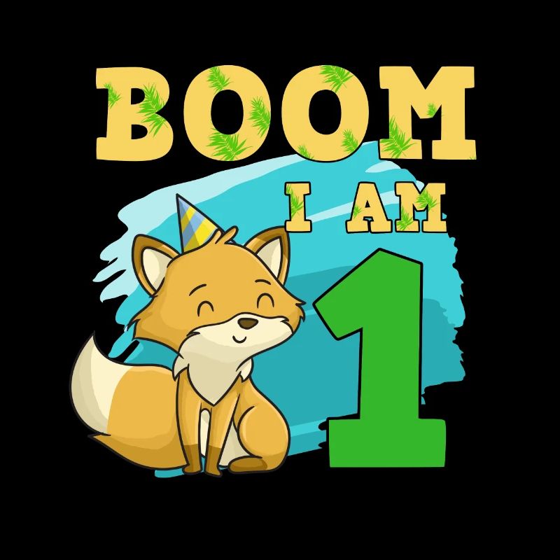 1st birthday fox