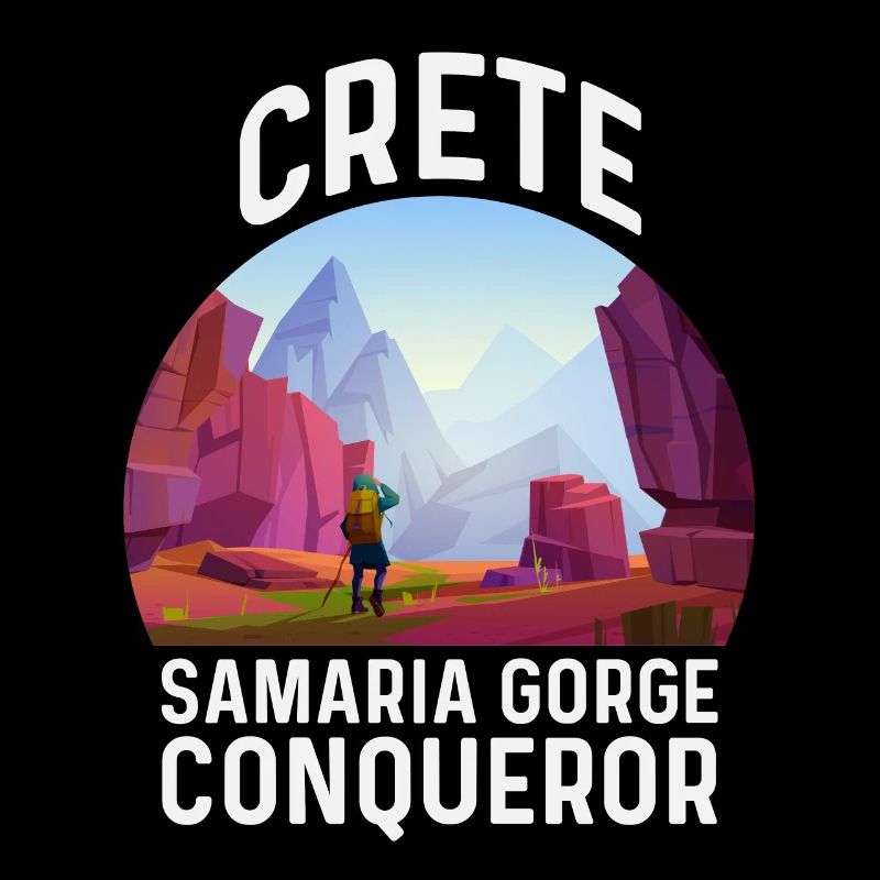 Conquérant des gorges de Crète Samaria