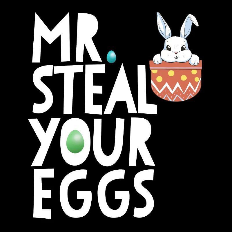 Mr Steal Your Eggs Kinder Ostersonntag lustig Oste