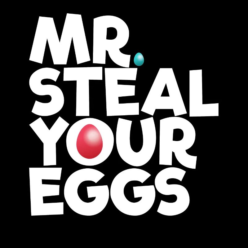 Mr Steal Your Eggs Kinder Ostersonntag lustig Oste