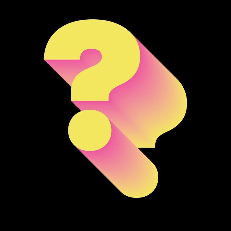 Retro Question Mark Punctuation