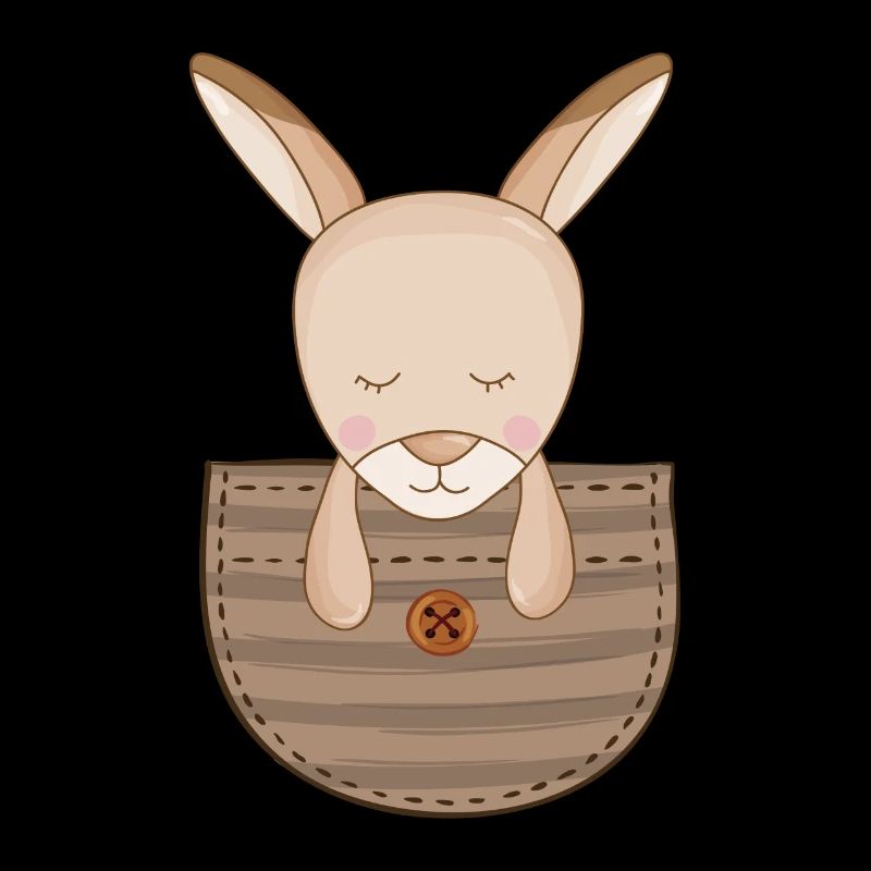 Süßes Känguru Beutel Kängurus