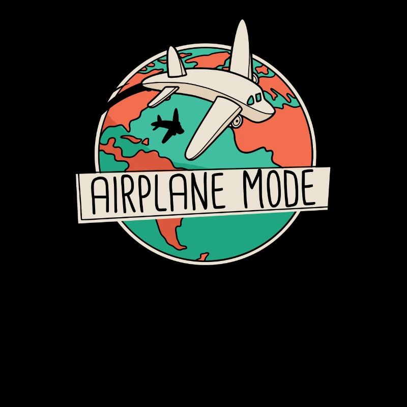 Flugzeugmodus Sommer Urlaubsreise -Fehlermodus