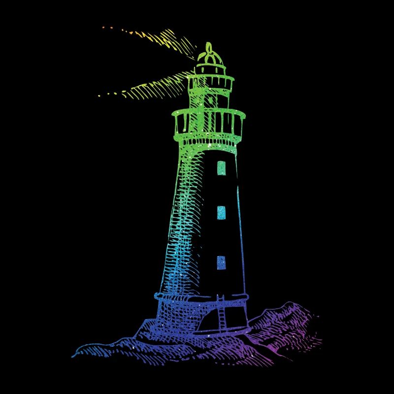 Regenbogen Leuchtturm