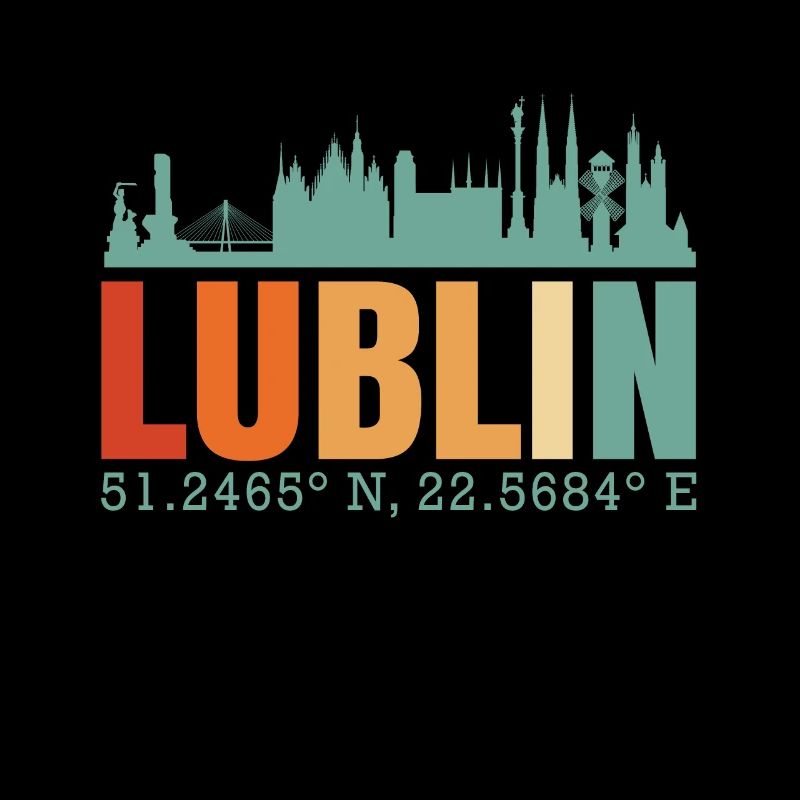 Poland Lublin Skyline