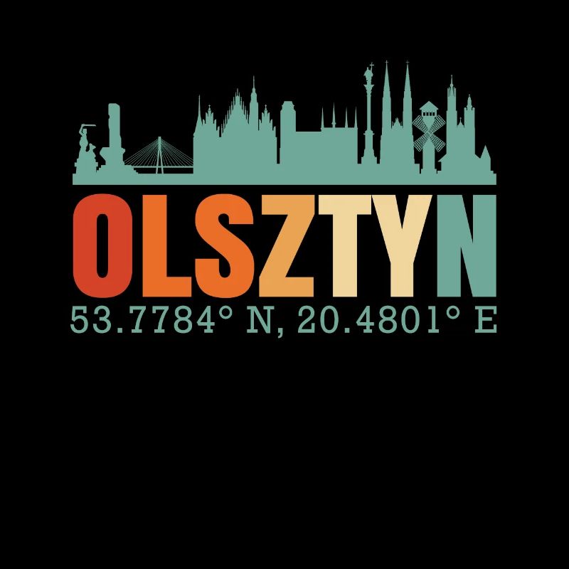 Pologne Olsztyn Skyline