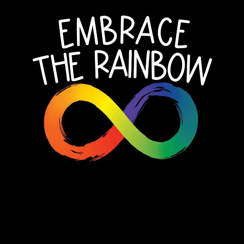 Umfassen Sie die Neurodiversit�t von Regenbogeninf