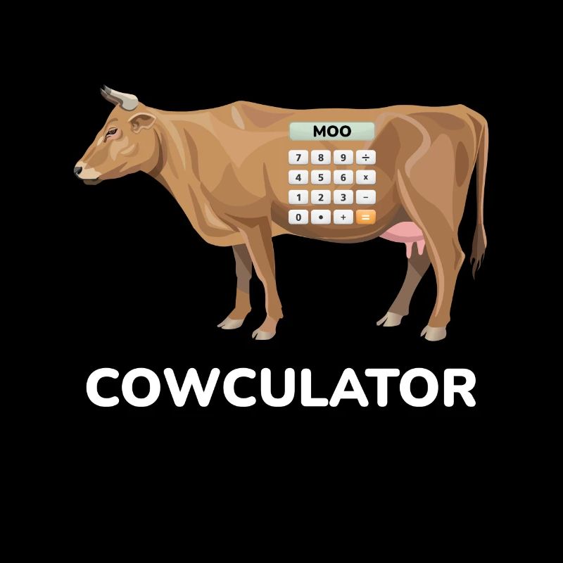 Cowculator Calculator Cow Cows Math