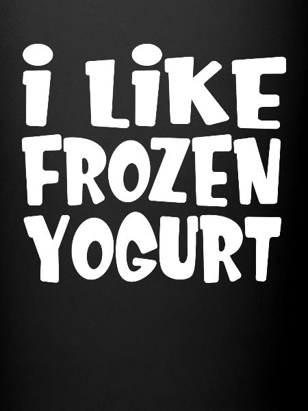J’aime le yogourt glacé
