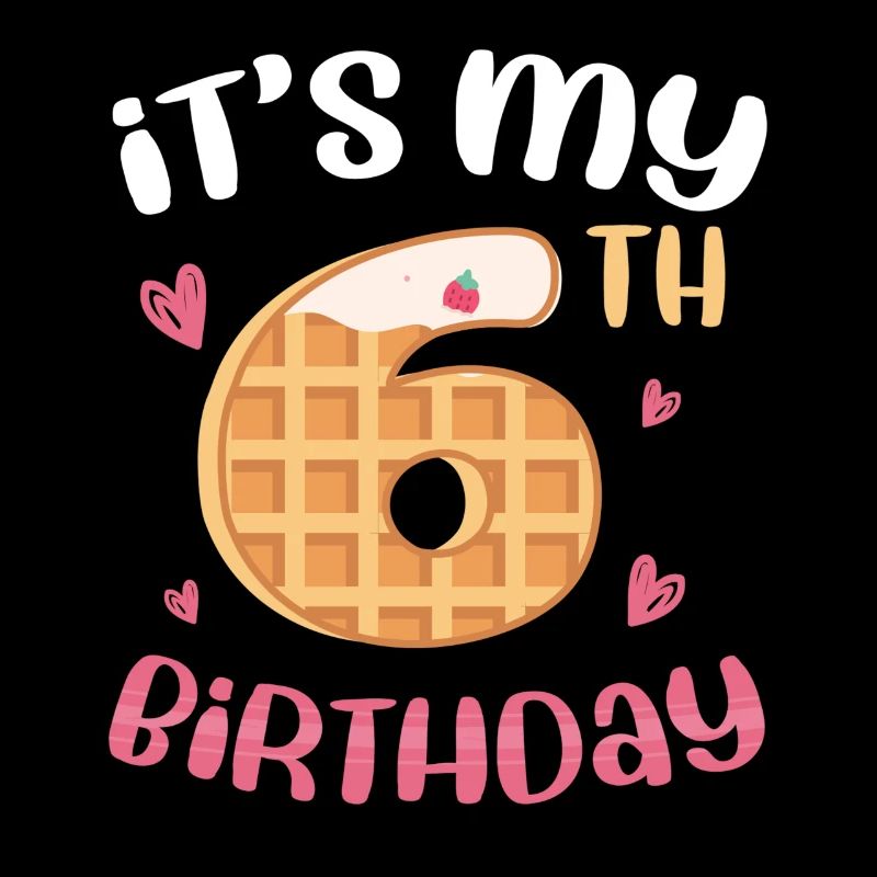 6th Birthday Waffle