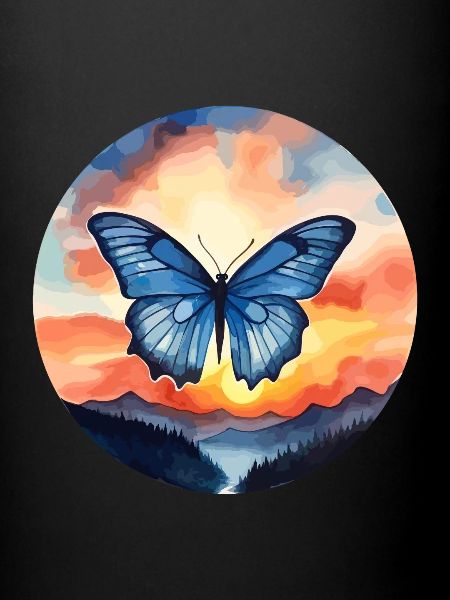 Morpho Papillon Bleu