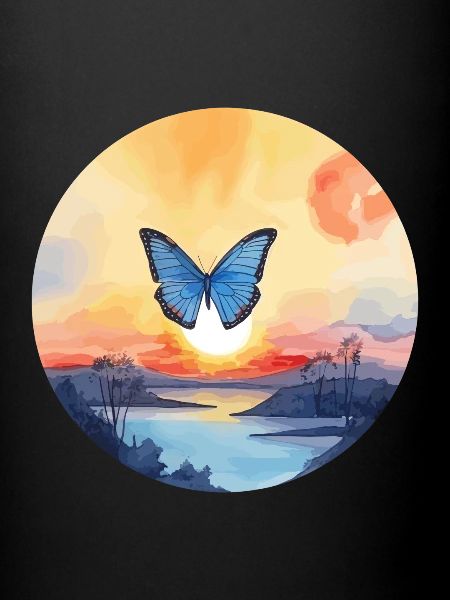 Morpho Papillon Bleu