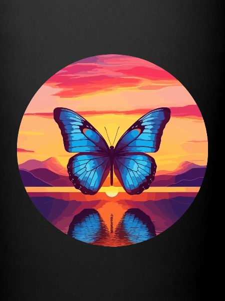 Morpho Papillon Bleu