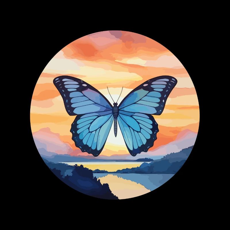 Blue Morpho Butterfly