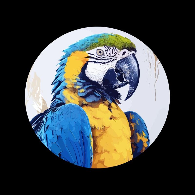 Ara bleu-or