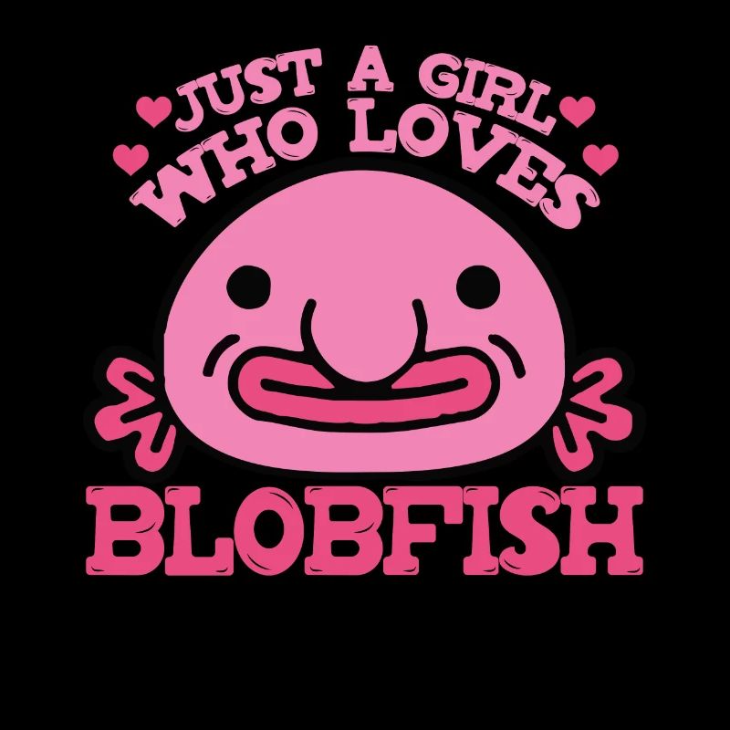 Nur ein Mädchen, das Blobfish Women's Blobfish lie