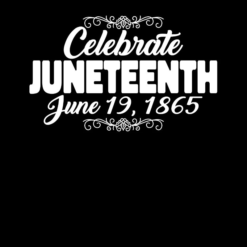 Feiern Sie Juneteenth 19. Juni 1865 Schwarze Gesch