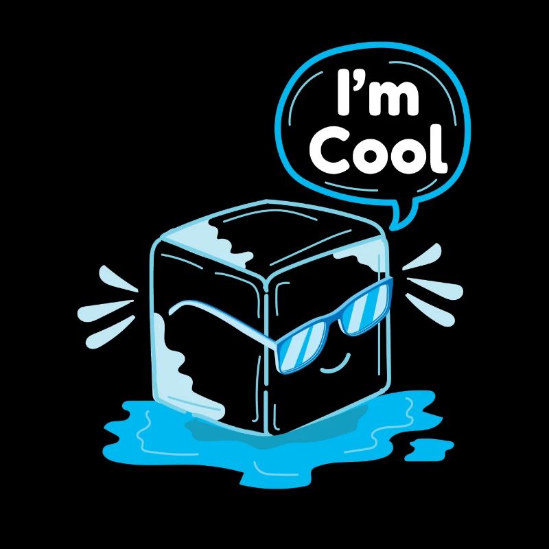 Eiswürfel I´M Cool Sommer Eis Getränk