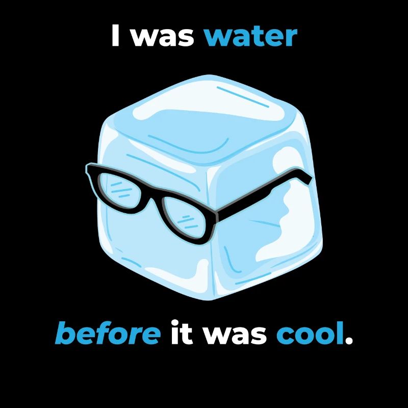 Glaçons J’étais Eau Boisson glacée d’été