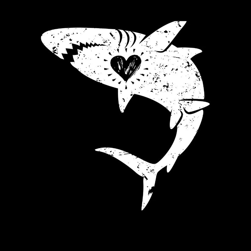 Cœur de requin Shark Love Fish