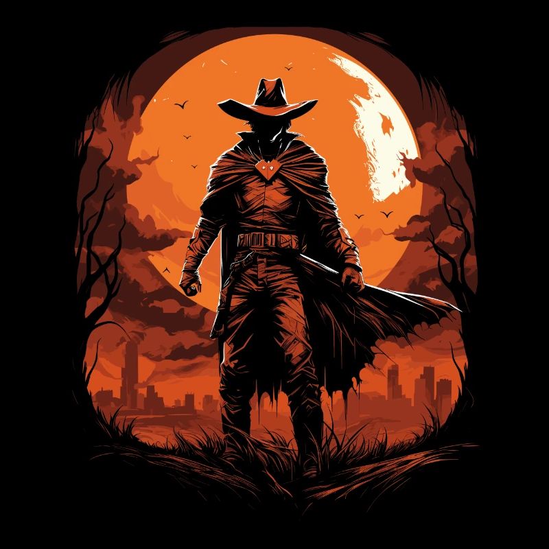 Halloween Cowboy Abenteuer Unheimlicher Wild West
