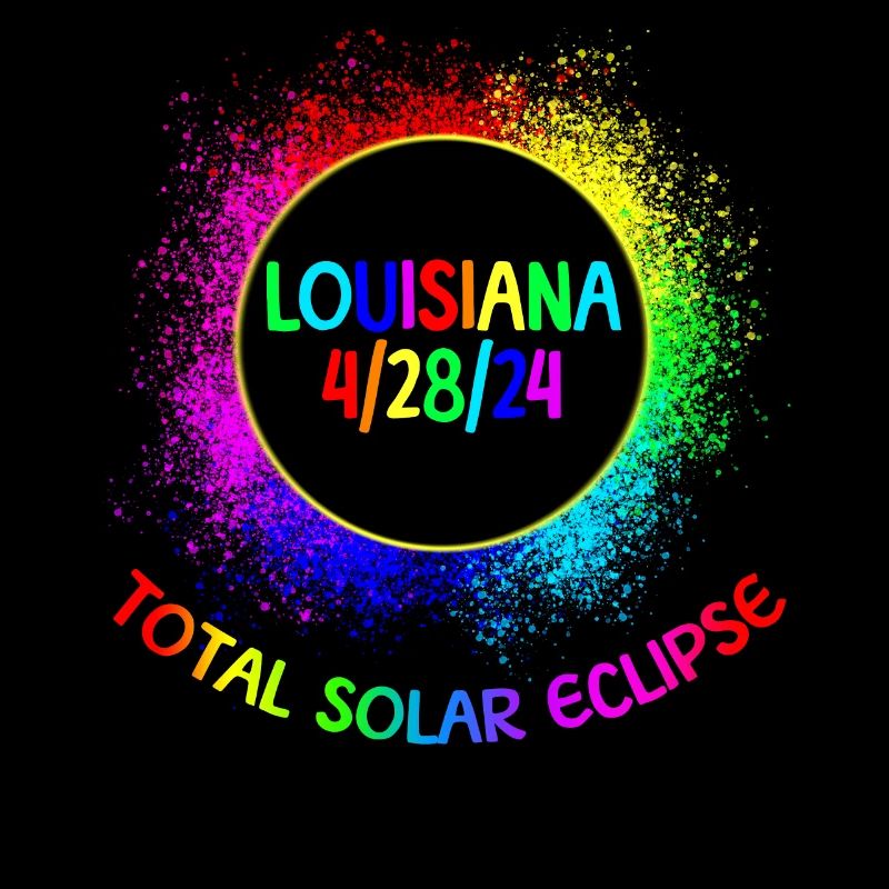Total Solar Eclipse Louisiana 4/28/24 Kinderfinste