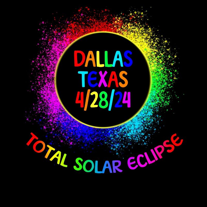 Total Solar Eclipse Dallas Texas 4/28/24 KinderHem