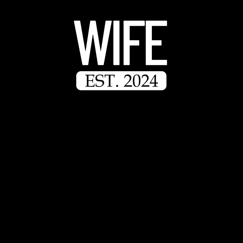 Frau Est. 2024 Matching Ehepaar verheiratet mit 20