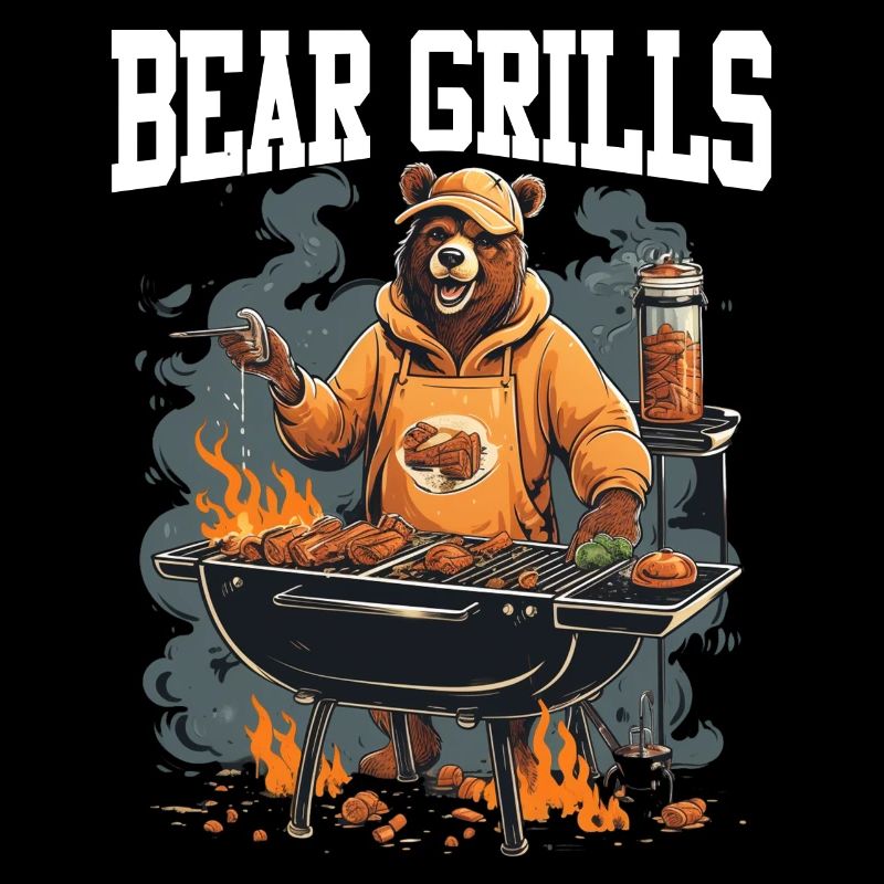 Bear Grills Barbecue BBQ Grilling Wilderness