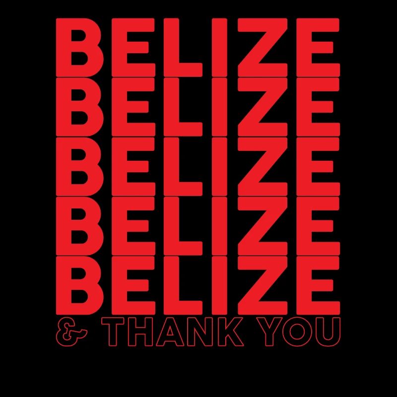 Belize und danke Belizean Belize Urlaub