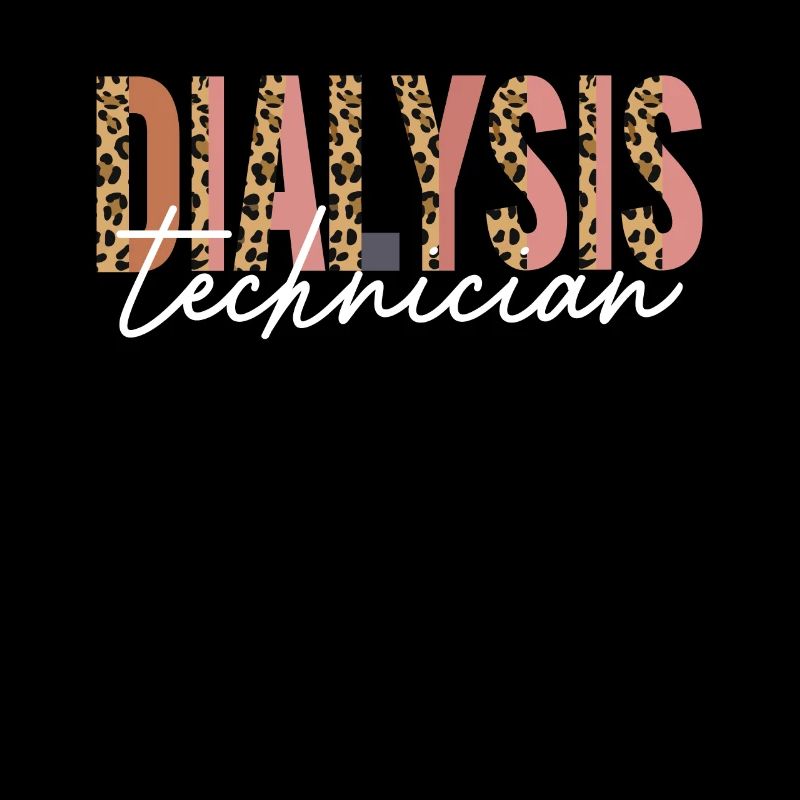 Dialyse -Techniker Cheetah Print Hämodialyse