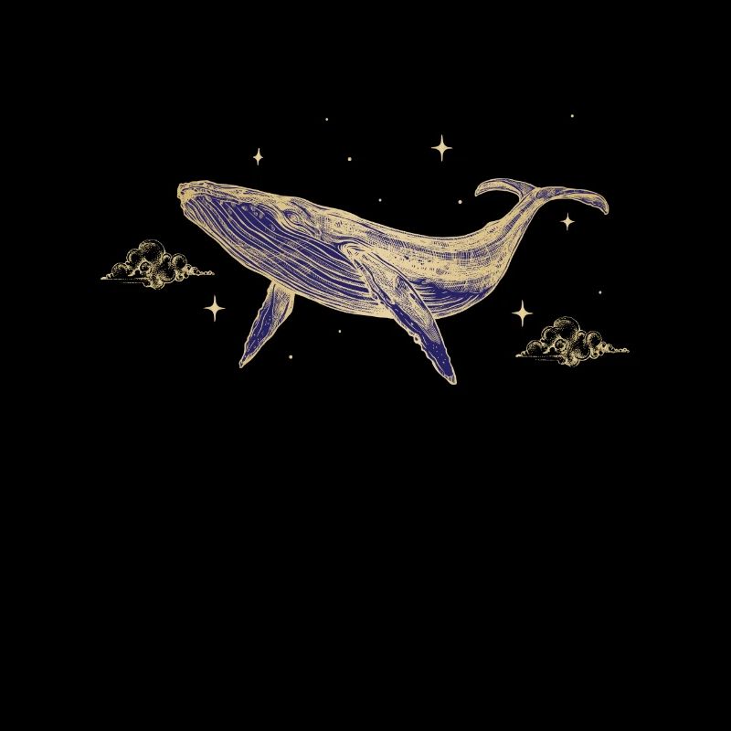 Blue Whale Flying Whale Sea