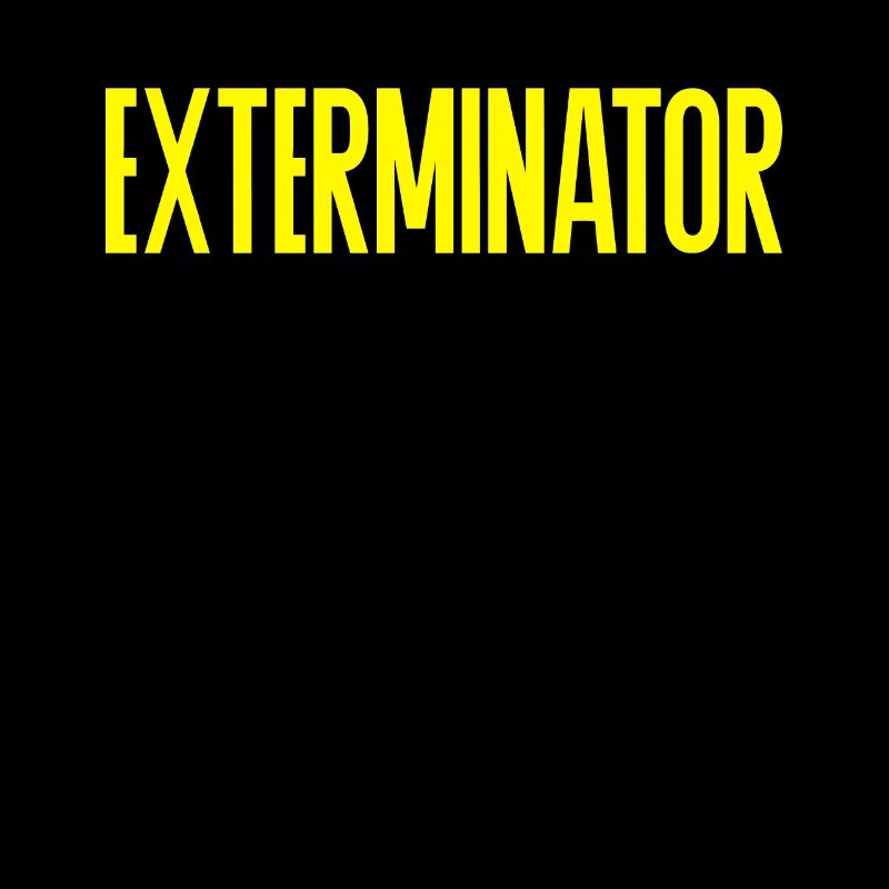 Exterminator Halloween Kostümschädchenkontrolle