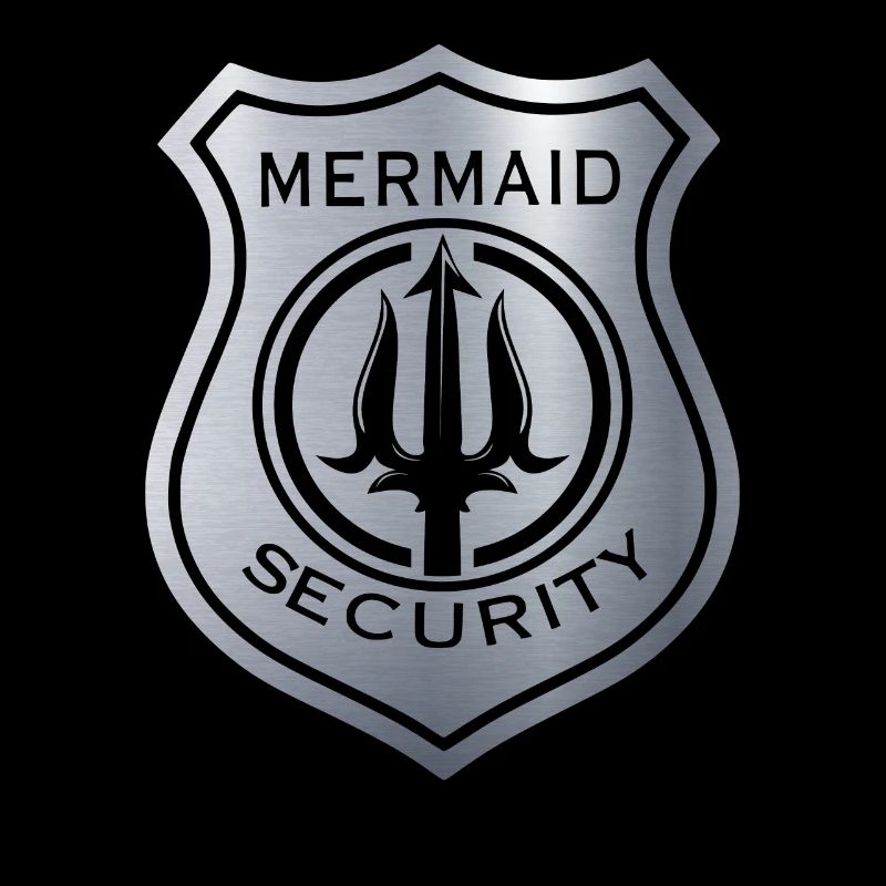 Sirène Sécurité Logo Merman Costume SecurityMeerj