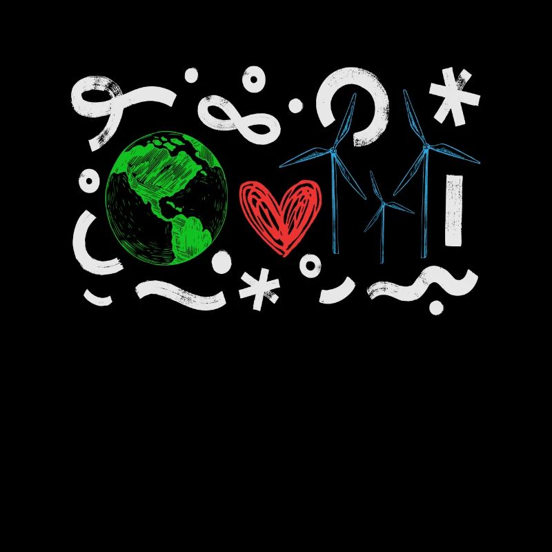 Windpower Herz Erde Wind Windenergie