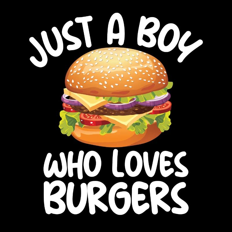 Juste un garçon qui aime le hamburger cheeseburgerfunny