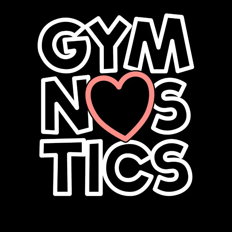 Gymnastik Herz Gymnastik Geschenk Gymnast Mädchen