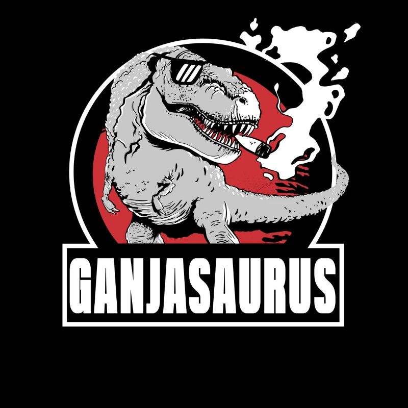 Ganjasaurus High Dino Marihuana Dinosaurier rauche